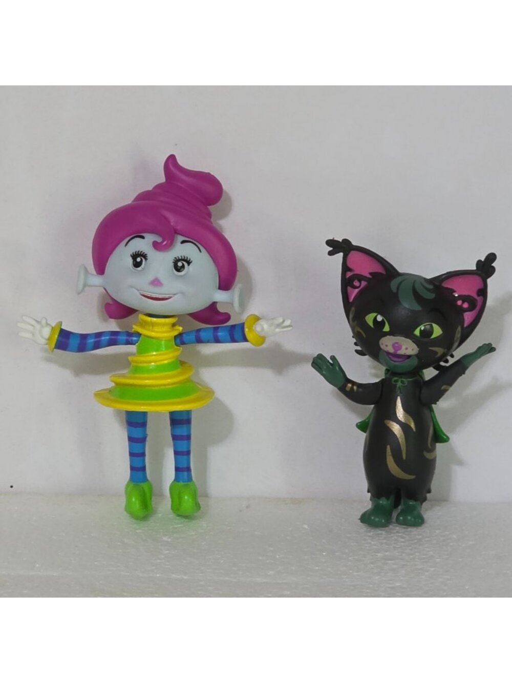 Netflix Luna Petunia Bibi Bubbles & Fellino the Cat Funrise 2017 Figure Lot Toy